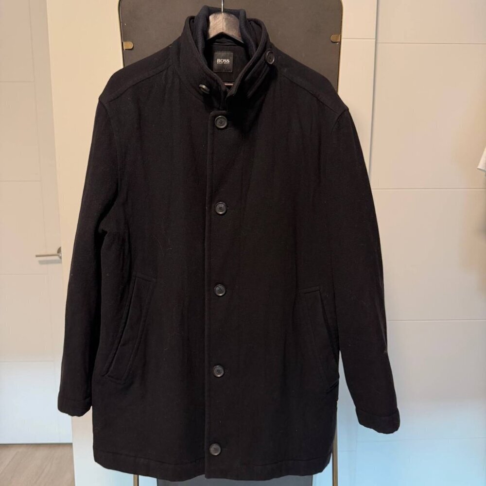 Hugo Boss Wool Blend Coat – Men’s XL